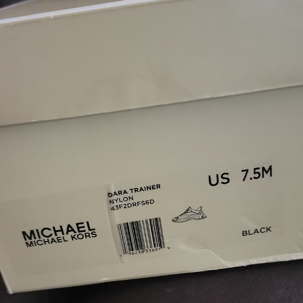 New+ Box Michael MICHAEL KORS DARA TRAINER SNEAKERS Size 7.5M - Picture 7 of 7
